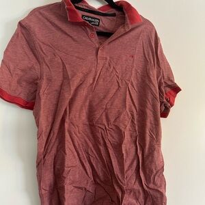 Calvin Klein Men's Polo Shirt in Red